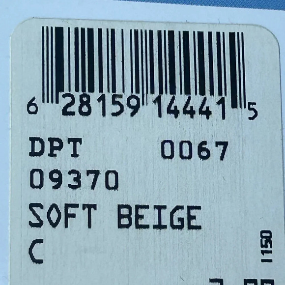 Nordstrom Everyday Sheer Control Top Pantyhose 3 Pair Size C Black and Beige - Picture 4 of 4